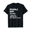 Poodle Boy Definition Dog Owner T-Shirt