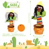 MIAODAM Dancing Cactus, Funny Style 270 Degree Rotation Talking Cactus