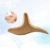 HEALIFTY Scratching Massage Trident Shaped Guasha Board Natural Wood Scraping