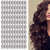 100pcs 10 Teeth Wig Clip Stainless Steel DIY Hairpiece Snap
