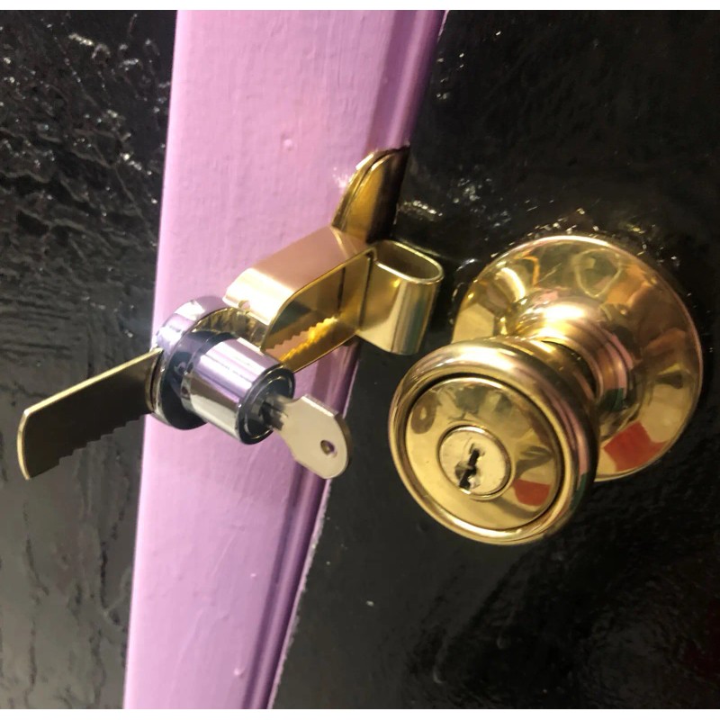 Calslock Travel with Calslock Portable Door Lock -Key Locking Device.Home,