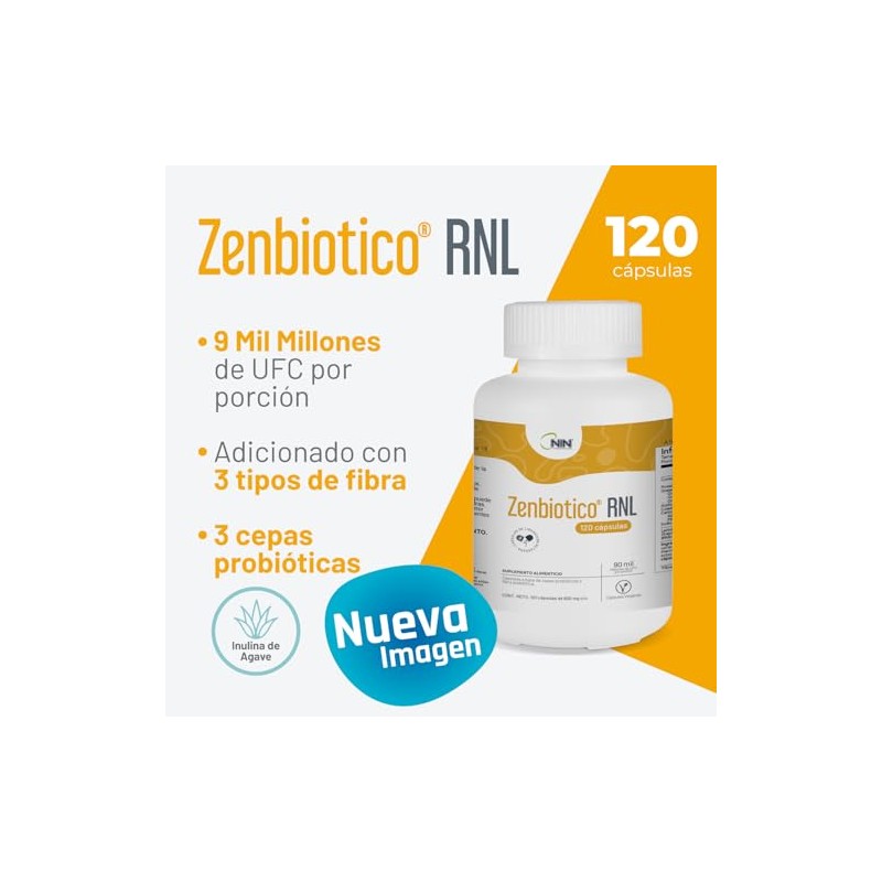 NIN Zenbiotico RNL- Antes Simbin RNL - Suplemento Alimenticio -