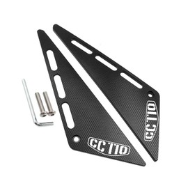 MAORANG FOR Motorcycle Accessories CNC Aluminum Front Panel Gurads Frame Cover Plate Protector Set for Cross Cab cc 110 2020-2021-2022-2023 Cross Cab CC 110 (Black)