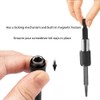 Kigauru 6Pcs Damaged Screw Extractor Set Steel Screw Remover 1/4