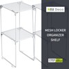Neudeoc Locker Organizer and Accessories Kit, Includes Mesh Locker Shelf