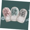 BIUDECO 3pcs Double-sided Brush Exfoliating Bath Gloves Body Scrubber Bubble