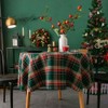 Christmas Check Tablecloth Tablecloth Emotional Camping Home Party Table Cover,