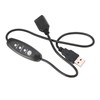 USB5V Thermostat Extension Cord Male in Female Out Flexible PVC