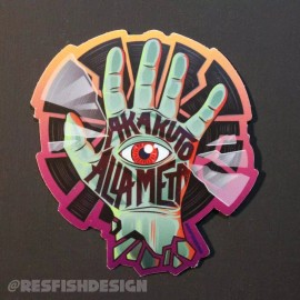 THE GATE sticker / Vinyl Decal / 3" 80s Retro Horror Sticker