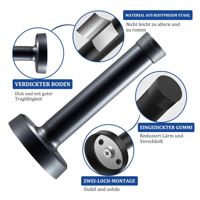 Misuyue Wall Door Stopper Stainless Steel 8.5 cm Door Stopper