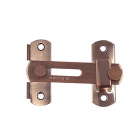 Tiberham Stainless Steel Flip Latch Heavy Duty Sliding Door Latch Security Lock for Door Window Cabinet Pet Cage Mounting Hardware 100x70mm (Bronze)