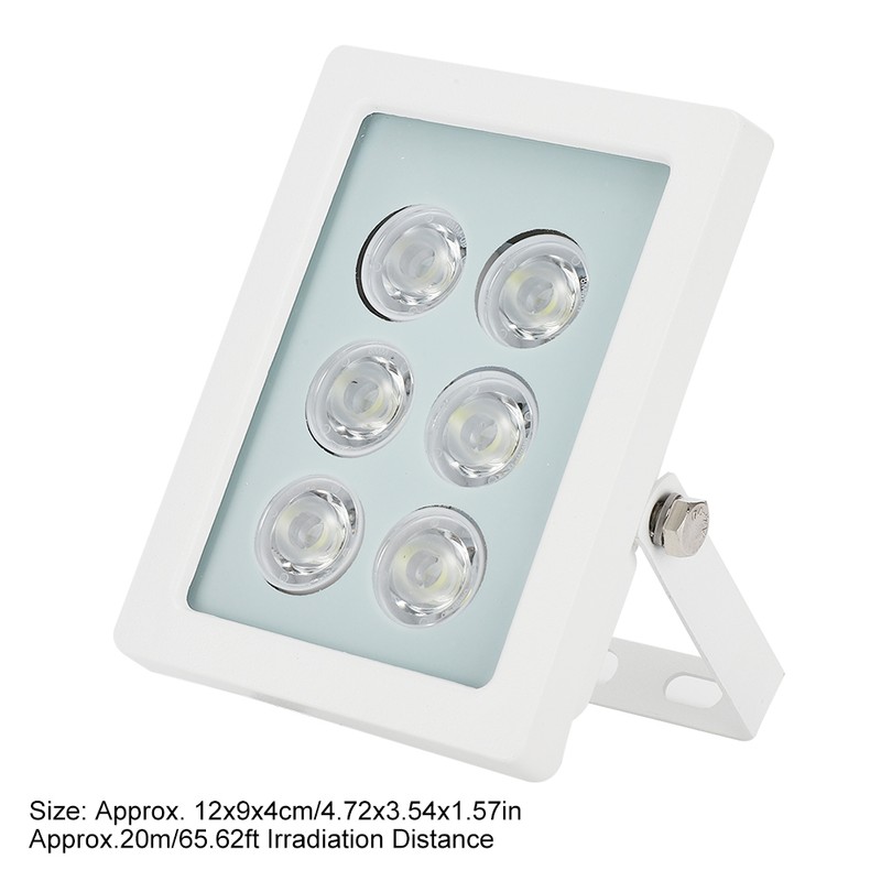 DC12V 6 LEDs White Fill Light IP66 Automatic Sensor Light