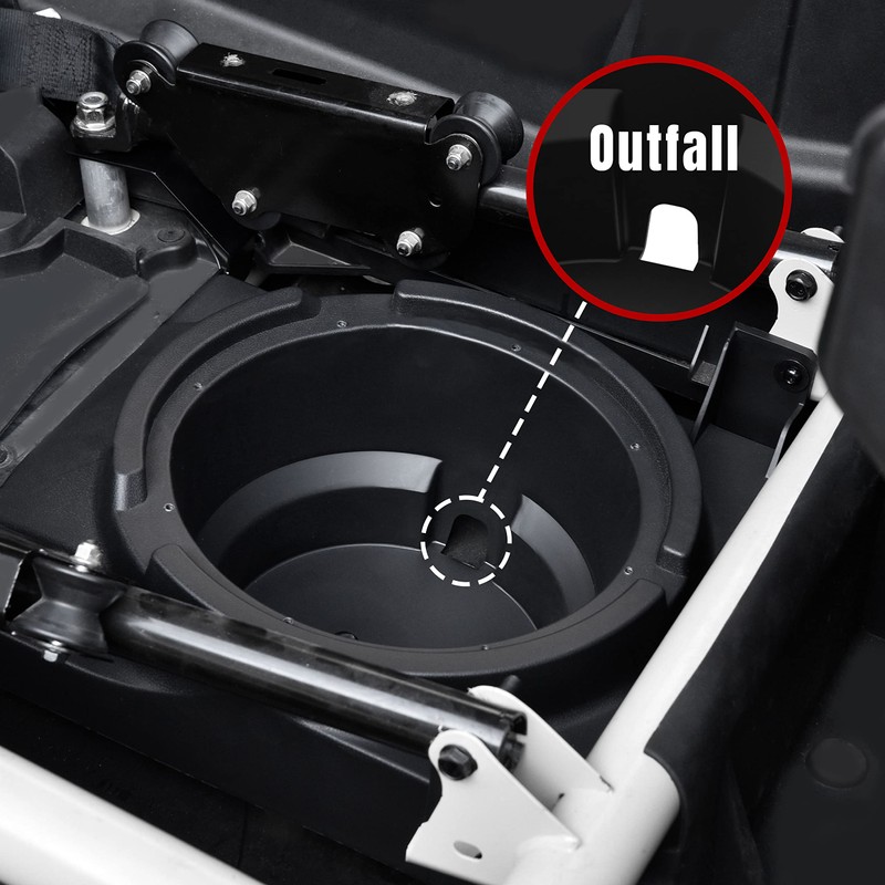 SAUTVS Speaker Panels for Can-Am Maverick X3, 10" Under Seat