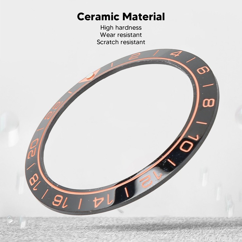 Watch Bezel Insert 41.5mm Ceramic Watch Bezel Ring Repair Replacement