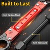 moniko Angle Stop Wrench Kit, Double Ended Pipe Wrench Set,