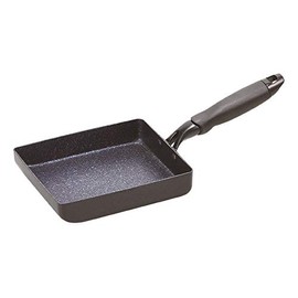 Pearl Metal HB-5115 Egg Grill, 5.9 x 7.1 inches (15 x 18 cm), Induction Compatible, Midnight Marble