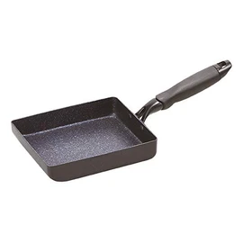 Pearl Metal HB-5115 Egg Grill, 5.9 x 7.1 inches (15 x 18 cm), Induction Compatible, Midnight Marble