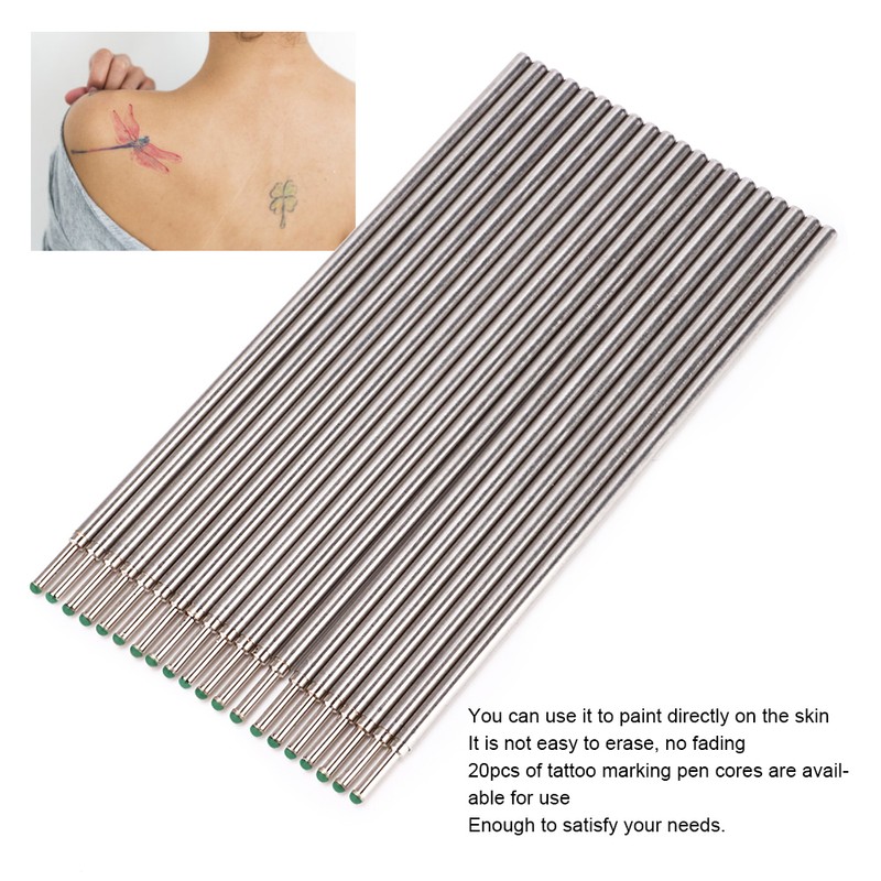 20pcs / Box Tattoo Skin Marker Pen Cores Microblading Marking