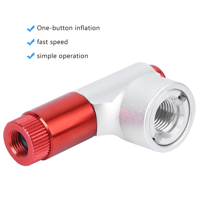 Bike Carbon Dioxide CO2 Mini Inflator Presta Valve Inflatable Mouth