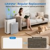 3 Pack Vital 100 Replacement Filter Compatible with LEVOIT Vital