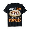 Just A Girl Who Loves Puppies Pugs For Girls For