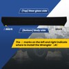 Rear Window Trench Hood((Upgrade 3M Tape) for Jeep Wrangler JL