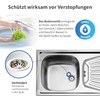 AQUADE Strainer Basket Valve 114 mm with Space Creator and