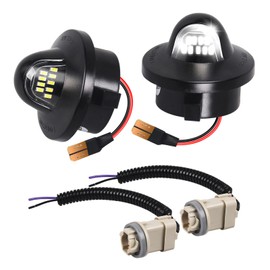 LED License Plate Light with Socket Wire Harness for Ford F150 F250 F350