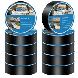 Heelos Butyl Joist Tape for Decking, 1-5/8''x 50', 10 Pack - Weatherproof Sealant Tape, Waterproof Self-Adhesive Flashing Tape for Beams and Roof Joists