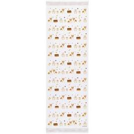 Contex 58492-002 2023 Corgi Face Towel, Cloth Cloth Cover, Pink, Approx. 13.0 x 39.4 inches (33 x 100 cm)