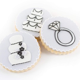CUTIE CUPCAKE WEDDING SET/4