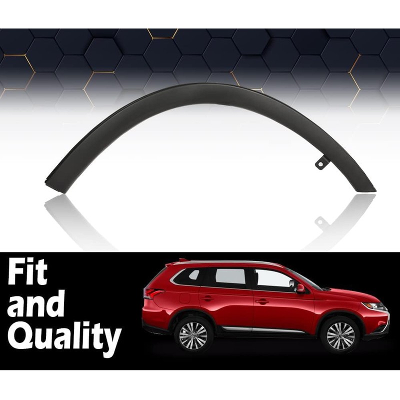 PIT66 Fender Flare, Compatible with 2014-2020 Mitsubishi Outlander Front Passenger