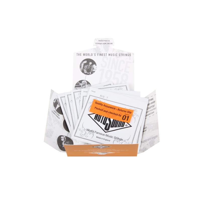 Rotosound Superia Classical Nylon Regular End Silver Wound Set