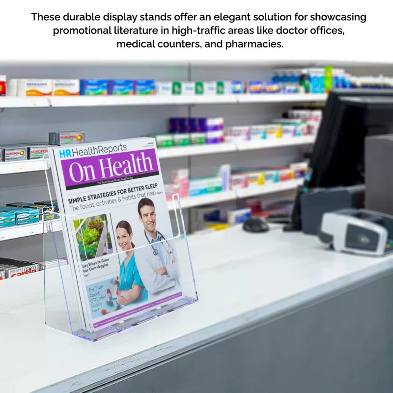 Marketing Holders Brochure Holder 8.5 x 11 inch Magazine Rack