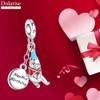 DOLARISE 925 Sterling Silver Charms for Bracelets Animal Cartoon Moon