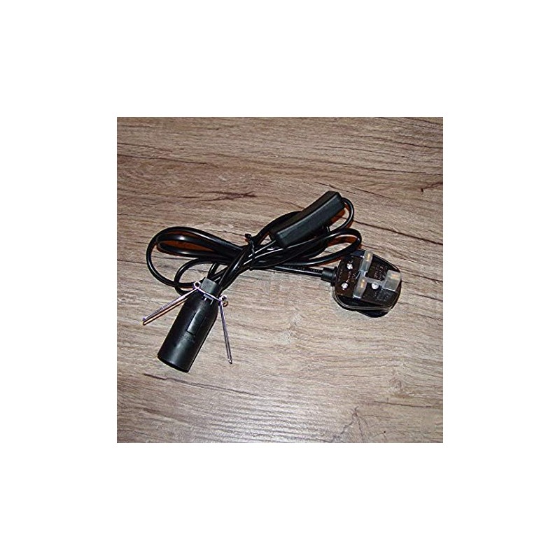 Salt Lamps UK Replacement Electrical Cable 2 Metal Clip with