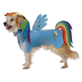 My Little Pony: Rainbow Dash Pet Costume, Medium for Small Dogs