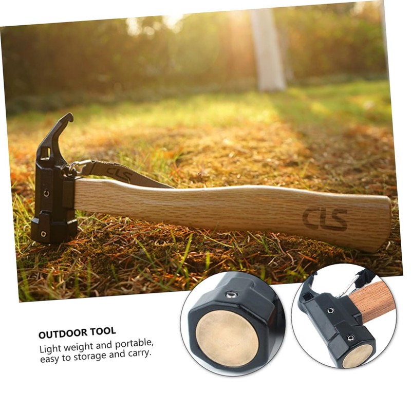 TEHAUX 1pc Multi Function Tent Hammer Tool Portable Outdoor Plier