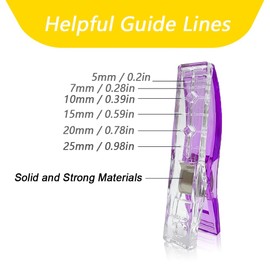 Large Sewing Clips for Fabric and Quilting, KOLUPA Plastic Clips Fabric Clips Quilt Clips 30 Pcs, Sewing Notions for Sewing Quilting Supplies Crafting Tools, Multipurpose Sewing Accessories