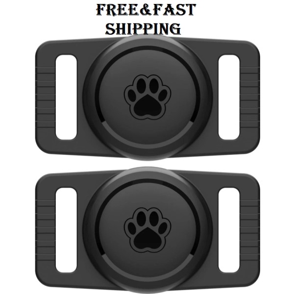 GOCII Airtag Dog Collar Holder 2 Pack,Waterproo