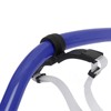 Swimming Snorkel Reduced Drag Silicone Swimming Breathing Tube with Adjustable