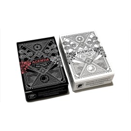 Mini Agenda Playing Cards (Black) Deck Brand New Sealed