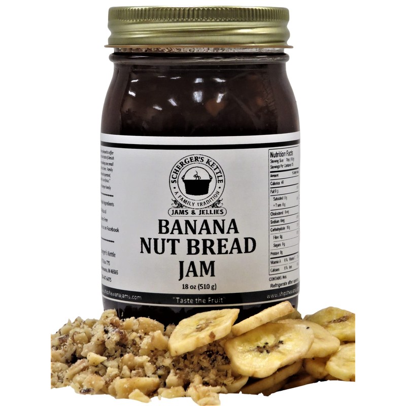 Banana Nut Bread Jam, 18 oz