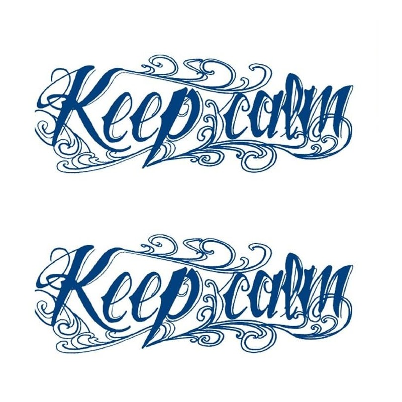 2 Blätter Temporäres Sprühe Tattoo Schrift Tattoo Unterarm Tattoo "keep