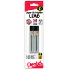 Pentel Super Hi-Polymer Lead Refill 0.2mm, Super Fine, HB, 12ct.
