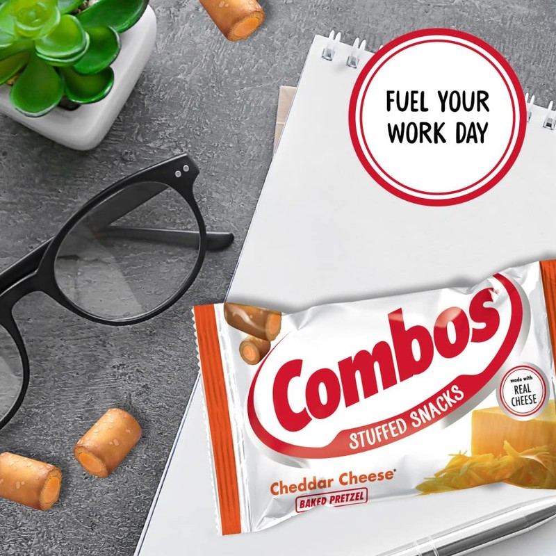 COMBOS Cheddar Cheese and Pretzels Snack Bags 1.8 Ounce, Pack