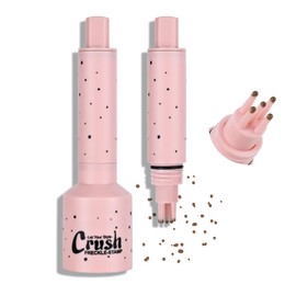 FREEORR Freckles Stamp Pen, Resistant Faux Liquid Freckle Makeup, Waterproof Sweatproof Quick Dry Long Lasting, Natural Lifelike Sunkissed Matte Finish Fake Freckle Pen-MEDIUM