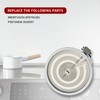 WB30T10155 11.8" Triple Radiant Surface Element Intended for Electric Stove,