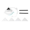 Window Double Side Wiper Plastic Ergonomic Handle Magnetic Glass Cleaning