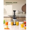 Masticating Juicer Machines, Reemix Cold Press juicer Machine Compact Size,